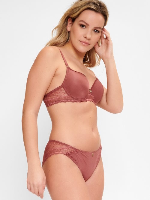 LingaDore Sable sable rouge soutien-gorge rembourré