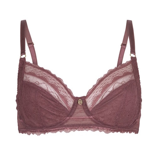 LingaDore Sable sable rouge soutien-gorge sans forme