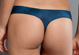 Rosa Faia Caroline bleu culotte string