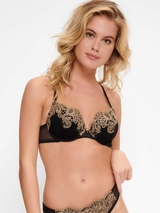 LingaDore Black Incence noir/or soutien-gorge push up