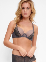 LingaDore Nine Iron gris/print soutien-gorge rembourré