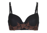 LingaDore Caviar Raisin noir/brun soutien-gorge rembourré