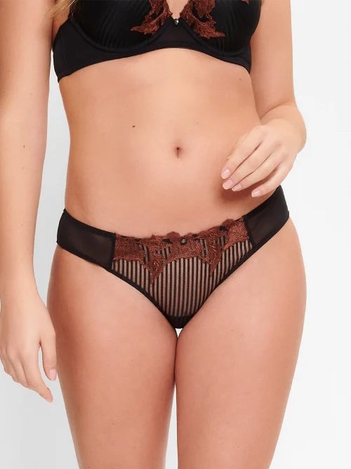 LingaDore Caviar Raisin noir/brun slip
