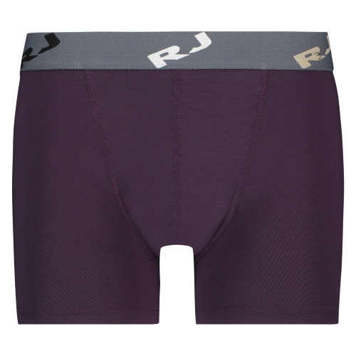 RJ Bodywear Hommes Pure Color  aubergine sport boxer