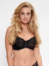 LingaDore Black Intens noir soutien-gorge sans forme