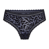 LingaDore Black Iris bleu/noir culotte string