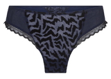 LingaDore Black Iris bleu/noir slip