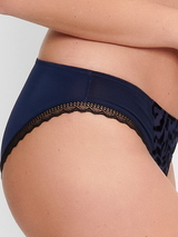 LingaDore Black Iris bleu/noir slip