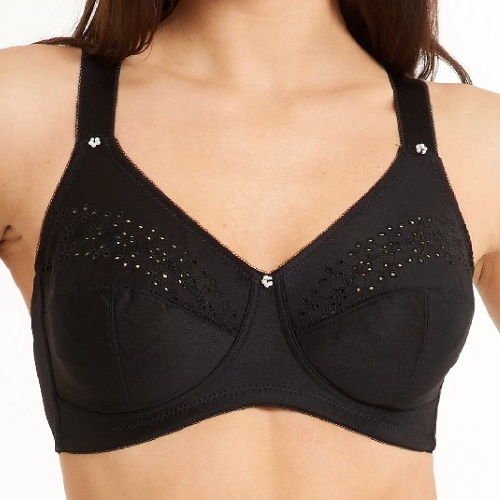 LingaDore Quotidien Lisette noir soutien-gorge sans armatures en dentelle