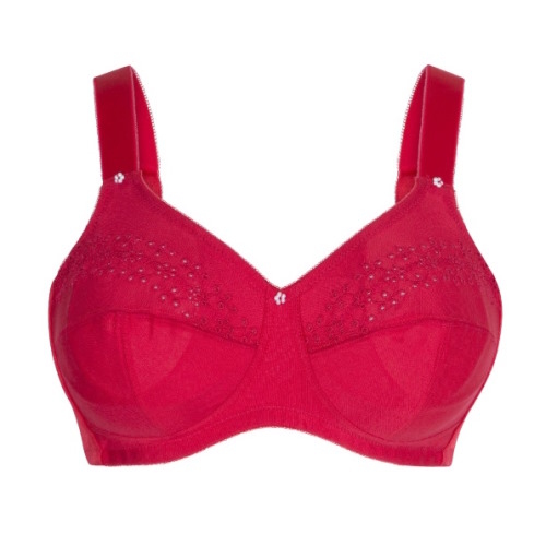 LingaDore Quotidien Lisette rouge soutien-gorge sans armatures en dentelle