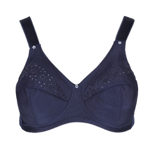 LingaDore Quotidien Lisette bleu marine soutien-gorge sans armatures en dentelle