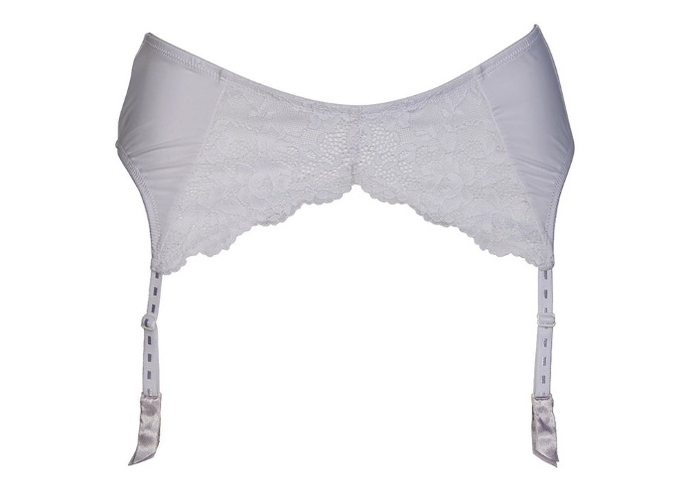 After Eden Daisy blanc jarretelles garter belt