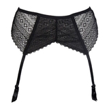 After Eden Margret noir jarretelles garter belt