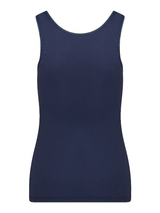 RJ Bodywear Pure Color bleu marine chemise pour femmes