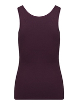 RJ Bodywear Pure Color aubergine chemise pour femmes