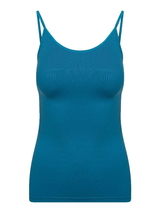 RJ Bodywear Pure Color petrol top spaghetti