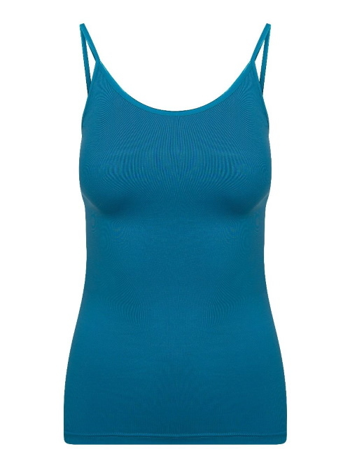 RJ Bodywear Pure Color petrol top spaghetti