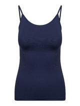 RJ Bodywear Pure Color bleu marine top spaghetti