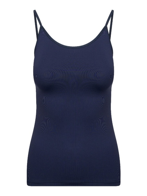 RJ Bodywear Pure Color bleu marine top spaghetti