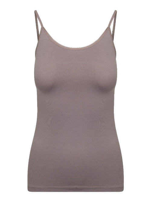 RJ Bodywear Pure Color taupe top spaghetti