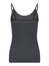 RJ Bodywear Pure Color anthracite top spaghetti