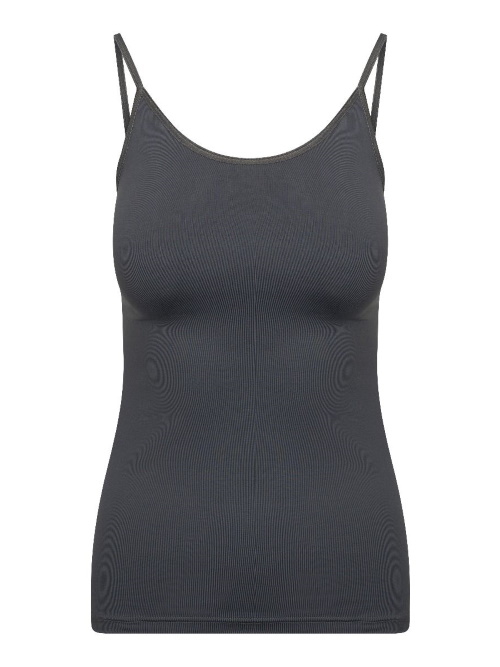 RJ Bodywear Pure Color anthracite top spaghetti