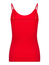 RJ Bodywear Pure Color rouge top spaghetti