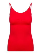 RJ Bodywear Pure Color rouge top spaghetti