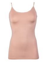 RJ Bodywear Pure Color beige top spaghetti