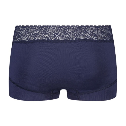 RJ Bodywear Pure Color Lace bleu marine shortie