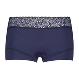RJ Bodywear Pure Color Lace bleu marine shortie