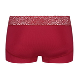 RJ Bodywear Pure Color Lace rouge foncé shortie
