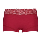RJ Bodywear Pure Color Lace rouge foncé shortie