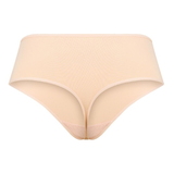 RJ Bodywear Pure Color Extra Hoog poudre culotte string