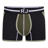 RJ Bodywear Hommes Happy Balls noir/vert sport boxer