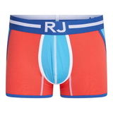RJ Bodywear Hommes Happy Balls corail/bleu sport boxer