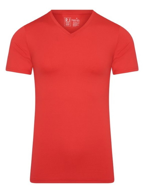 RJ Bodywear Hommes Pure Color  rouge shirt