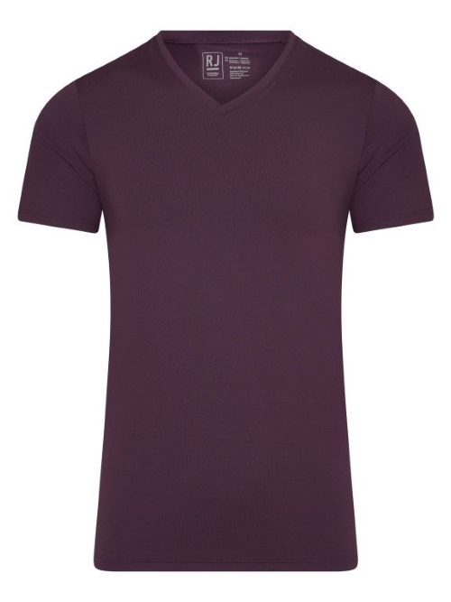 RJ Bodywear Hommes Pure Color  aubergine shirt