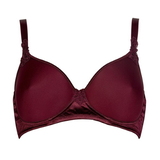 Elbrina Valerie bordeaux soutien-gorge sans armatures en dentelle