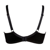 Elbrina Valerie noir soutien-gorge sans armatures en dentelle