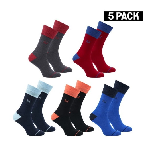 RJ Bodywear Hommes Pure Color  multicolore chaussettes