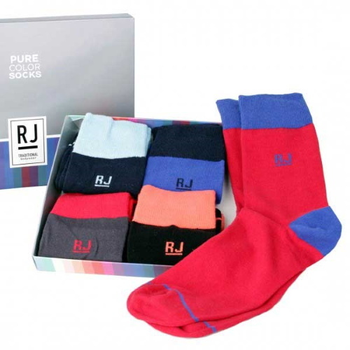 RJ Bodywear Hommes Pure Color  multicolore chaussettes