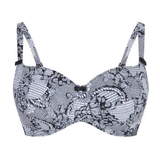 LingaDore Papagayo blanc/noir soutien-gorge rembourré