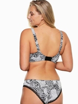 LingaDore Papagayo blanc/noir soutien-gorge sans forme