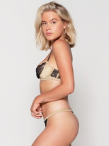 LingaDore Amora noir/or soutien-gorge sans forme