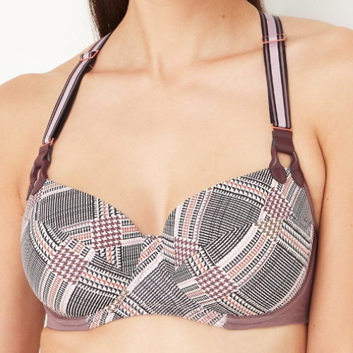 Marlies Dekkers Gloria marron/print soutien-gorge rembourré