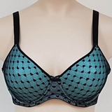 Elbrina Valerie Glamour vert/noir soutien-gorge rembourré