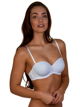 After Eden Strapless blanc soutien-gorge rembourré