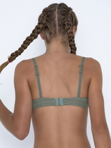 Seins et culottes bouffantes Britte vert/print soutien-gorge pour fille