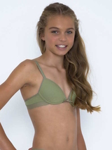 Seins et culottes bouffantes Anny kaki soutien-gorge pour fille